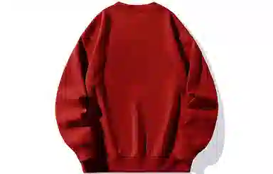 猫倜 新春龙年限定系列 飞龙在天印花复古运动风贺岁款落肩情侣上衣宽松加绒圆领卫衣外套 男女同款