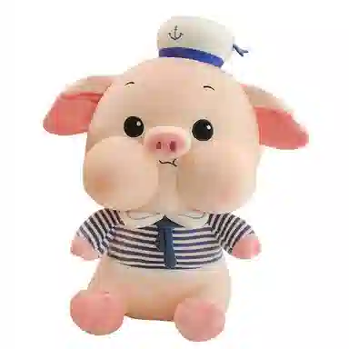 公主恋人 穿衣猪猪 海军风 玩偶 毛绒公仔