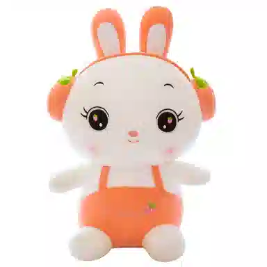 公主恋人 草莓水果免 陪伴萌物 可爱萌兔 玩偶 毛绒公仔