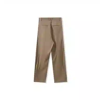 我是大卫 复古工装直筒高街宽松休闲裤 男女同款 绿色