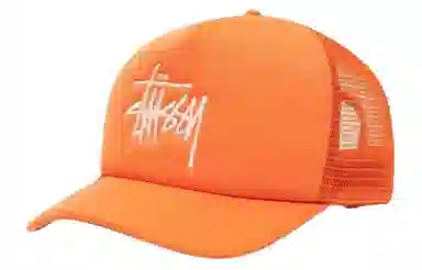 Stussy Letter Decor Cap Orange