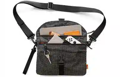 MYBRANDORIGINAL Classic Nylon Crossbody Bag Black