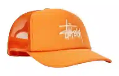 Stussy Letter Decor Cap Orange