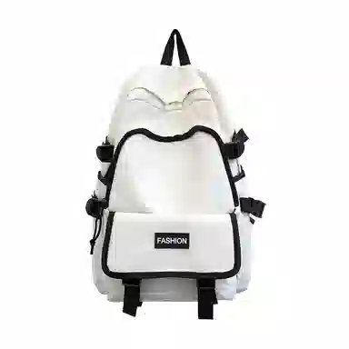 泰克森 双肩包韩版中学生校园背包原宿风初高中大学生上课尼龙书包 男女同款 多色