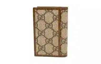 Gucci Supreme Card Holder Beige