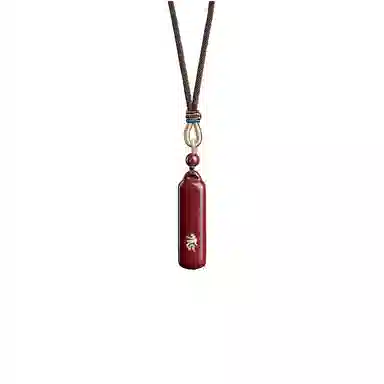 易明居 十二生肖 本命佛 项链 八大守护神 本命年属龙 佛牌 新中式复古简约转运珠  再造辰砂朱砂 玉石吊坠 男女同款情侣款 生日