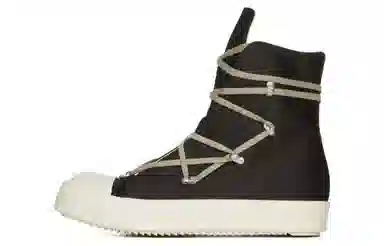 Rick Owens High-Top Sneakers Black