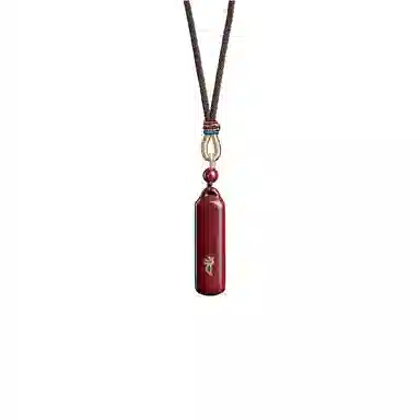 易明居 十二生肖 本命佛 项链 八大守护神 本命年属龙 佛牌 新中式复古简约转运珠  再造辰砂朱砂 玉石吊坠 男女同款情侣款 生日