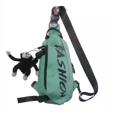 泰克森 休闲时尚 尼龙 单肩斜挎包 小号 男女同款情侣款 白色/黑色/黄色/绿色