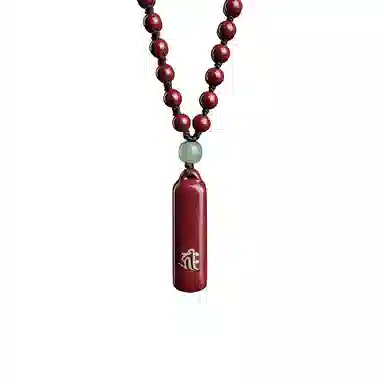 易明居 十二生肖 本命佛 项链 八大守护神 本命年属龙 佛牌 新中式复古简约转运珠  再造辰砂朱砂 玉石吊坠 男女同款情侣款 生日