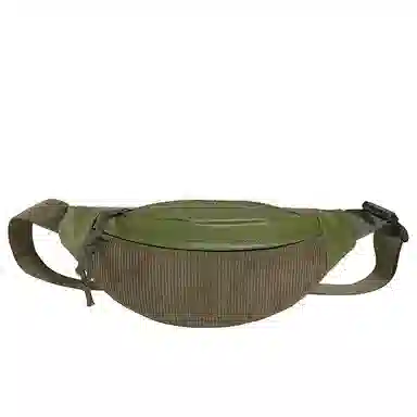 泰克森 大容量休闲 灯芯绒 单肩包胸包 小号 男女同款情侣款 棕/黑/白/绿