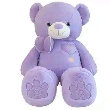 公主恋人 花朵领结熊 玩偶 毛绒公仔