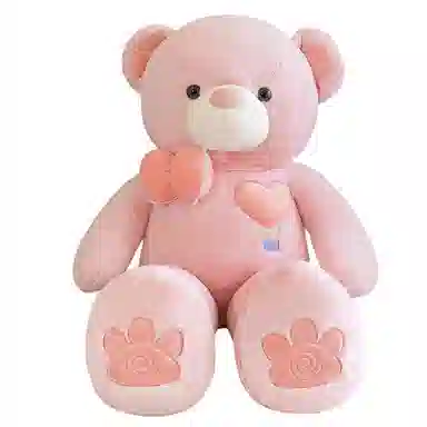 公主恋人 花朵领结熊 玩偶 毛绒公仔