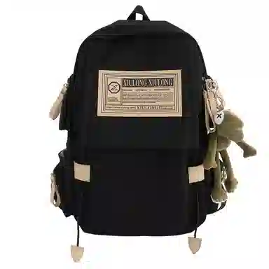 泰克森 大容量时尚旅行 尼龙 双肩包 大号 男女同款情侣款 黑色,红色,蓝色