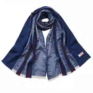 恒源祥 轻奢欧美保简约时尚 绒线围巾 男女同款情侣款