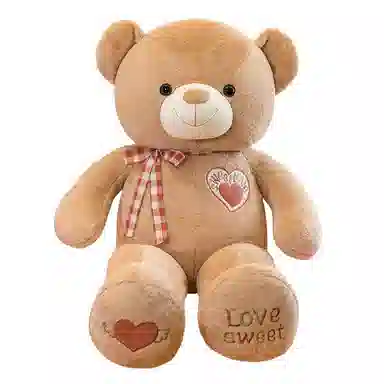 公主恋人 甜密丝带熊 呆萌的泰迪熊大娃娃 玩偶 毛绒公仔