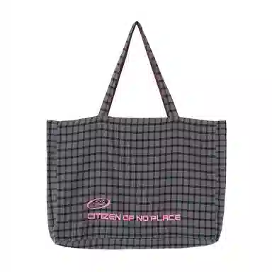 CONP Two Sided Girds Tote Bag