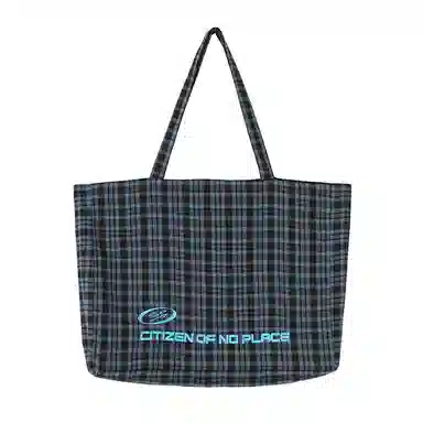CONP Two Sided Girds Tote Bag