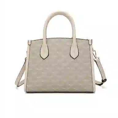 稻草人 简约时尚老花满印高级感复古 聚氨酯 单肩斜挎手提包 常规 女款 焦茶咖/香槟色/杏仁白