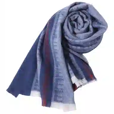 恒源祥 轻奢欧美保简约时尚 绒线围巾 男女同款情侣款