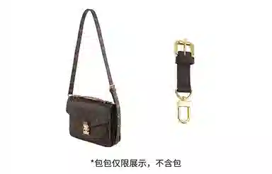 Louis Vuitton Adjustable Leather Strap Brown Yellow