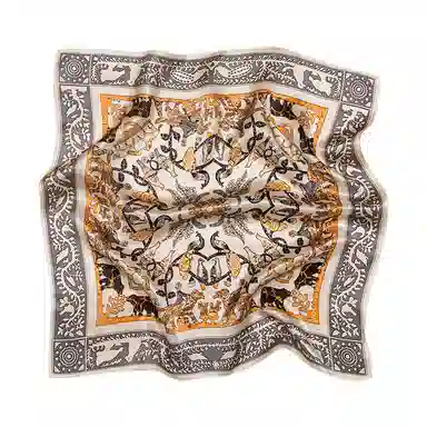 SILKUEEN Forest Song Silk Scarf