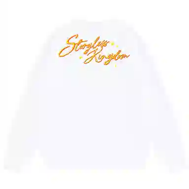 三体 云天明的三个童话系列 基础休闲纯色圆领套头美式长袖卫衣 男女同款