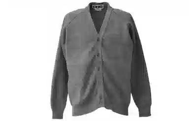 CDG Logo V-Neck Knit Sweater