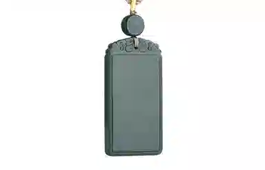 玉说 国风祥云纹饰 平安是真 无事既福 和田玉 吊坠 男女同款情侣款 青玉