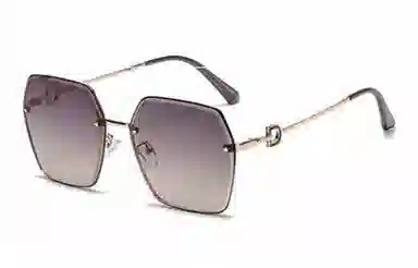 优幽兰 大脸显小高级感氛围个性气质街拍防紫外线韩版遮阳潮流防晒 方形 太阳眼镜 女款