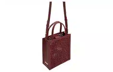 CHARLESKEITH PU Tote Burgundy