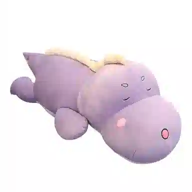 钵提 恐龙鳄鱼靠枕 玩偶 毛绒公仔