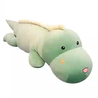 钵提 恐龙鳄鱼靠枕 玩偶 毛绒公仔