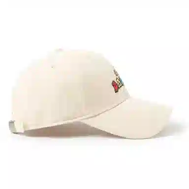 白卷 软顶户外街头休闲透气趣味字母刺绣 棉 棒球帽 男女同款情侣款