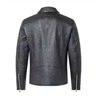 Andrew Mackenzie Biker Jacket Black