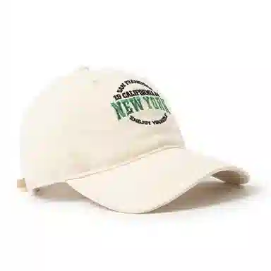 白卷 软顶宽檐街头休闲复古字母刺绣 棉 棒球帽 男女同款情侣款