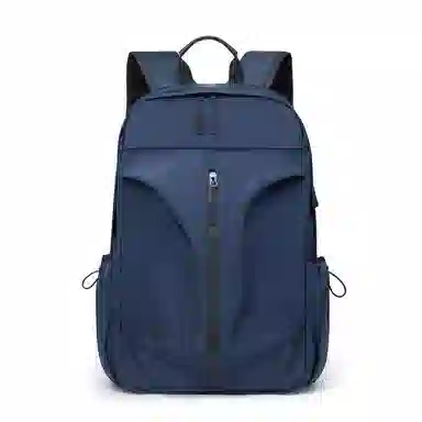 艾妮兔 情侣商务通勤办公休闲双肩包潮流简约电脑背包旅行包 牛津布 男女同款