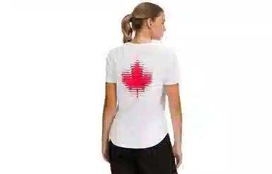 lululemon Team Canada Love Crew T-shirt Coc Logo In White T