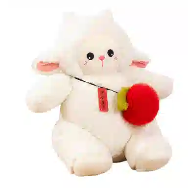 公主恋人 安睡小羊 绵羊 卡皮巴拉布娃娃 玩偶 毛绒公仔