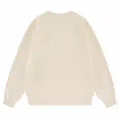 三体 汪淼史强系列 休闲趣味涂鸦字母印花宽松圆领套头卫衣 男女同款