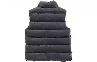 Moncler FW21 Quilted Down Vest Navy Blue Kids