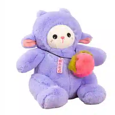 公主恋人 安睡小羊 绵羊 卡皮巴拉布娃娃 玩偶 毛绒公仔