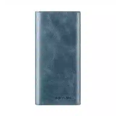 班亚奴 实用防盗刷复古时尚纯色卡包多功能多卡位超薄款 牛皮 钱包钱夹薄 常规 男女同款情侣款 卡其色/黑色/杏黄色/蓝色