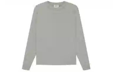 Fear of God Essentials SS21 Long Sleeve Tee Dark Heather Oatmeal T