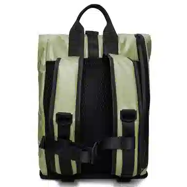 Rains Sibu Rolltop Rucksack Mini Black/Light Aqua