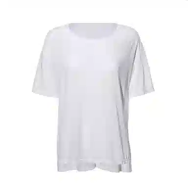 达兹 纯色落肩宽松瑜伽透气跑步短袖健身衣 女款