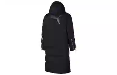 Puma Long Down Coat Black