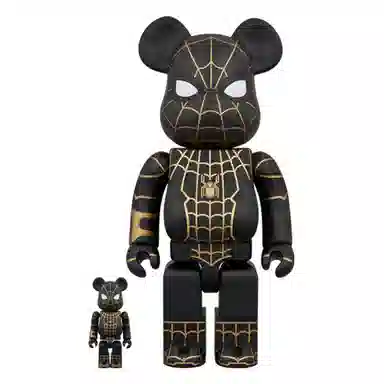 BE@RBRICK Spider-Man Black Gold Set