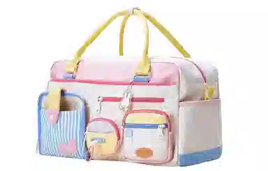 Miffy Gym Bag Khaki/Pink