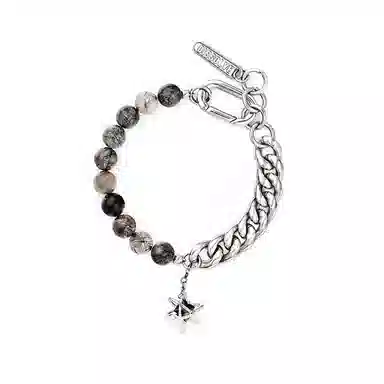 Dissolve Star Diamond Cuban Chain Bracelet